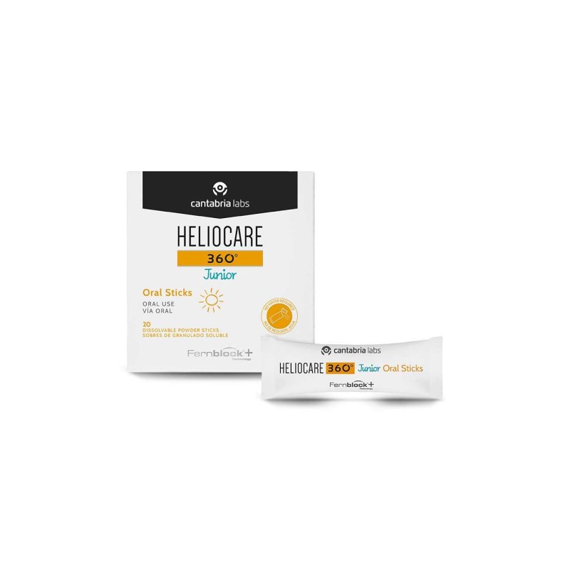 HELIOCARE 360 JUNIOR ORAL STICKS 20 SOBRES