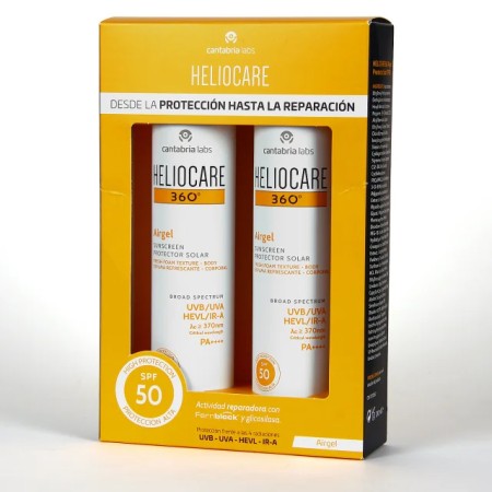 PACK DUPLO HELIOCARE 360 AIRGEL 200 ML