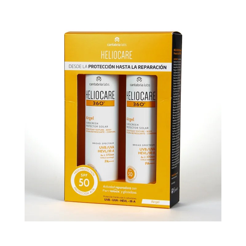 PACK DUPLO HELIOCARE 360 AIRGEL 200 ML